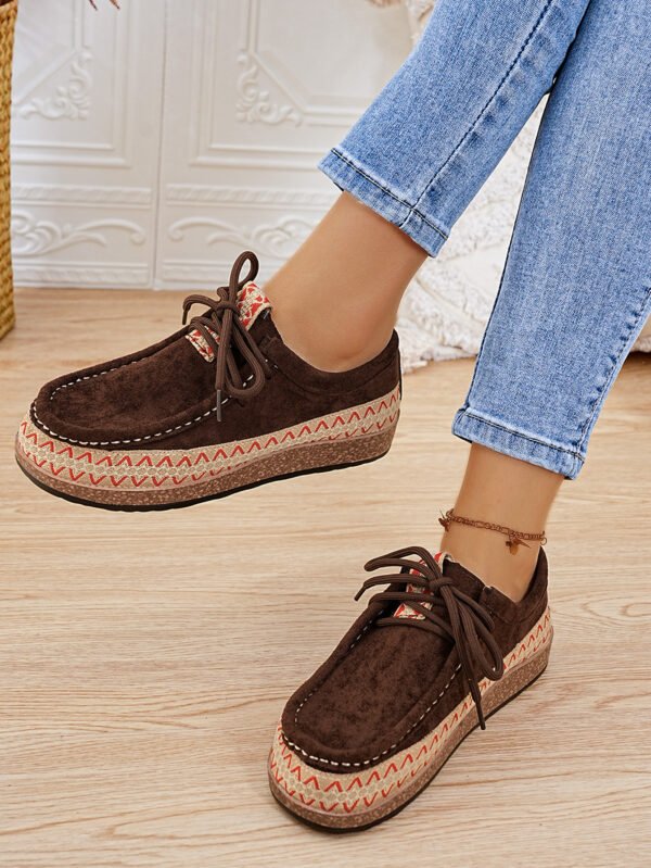 New autumn/winter retro classic casual loafers for women