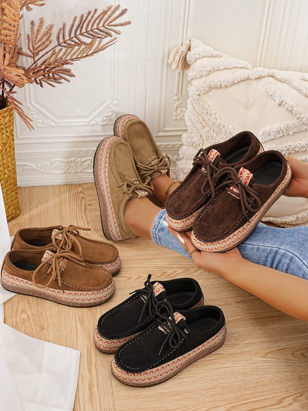 New autumn/winter retro classic casual loafers for women