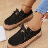 New autumn/winter retro classic casual loafers for women